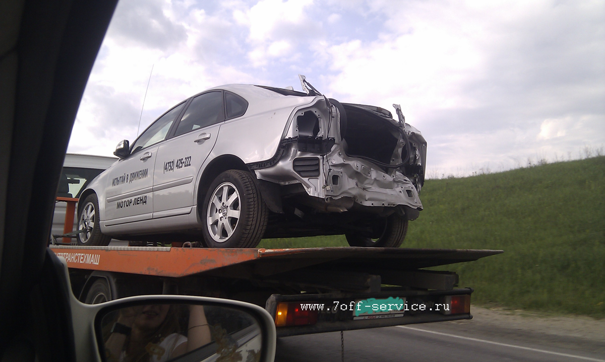 Volvo после аварии