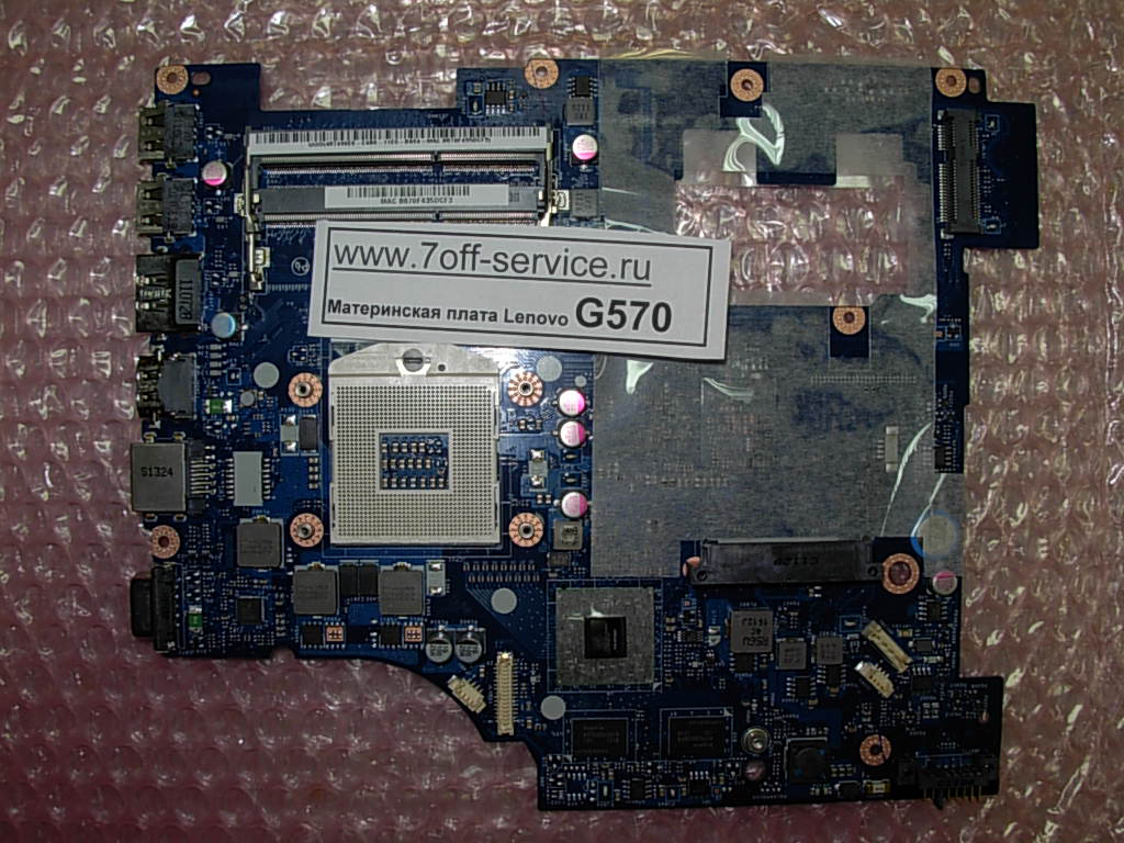 Фото материнской платы ноутбука Lenovo G570