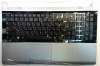 Клавиатура для ноутбука Samsung RV511 RV515 RV520 с панелью черная с серебром