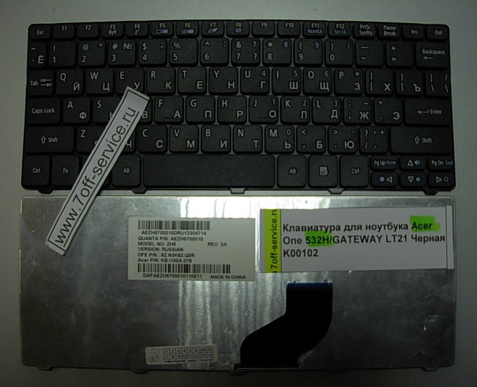 Фото клавиатуры Acer 532
