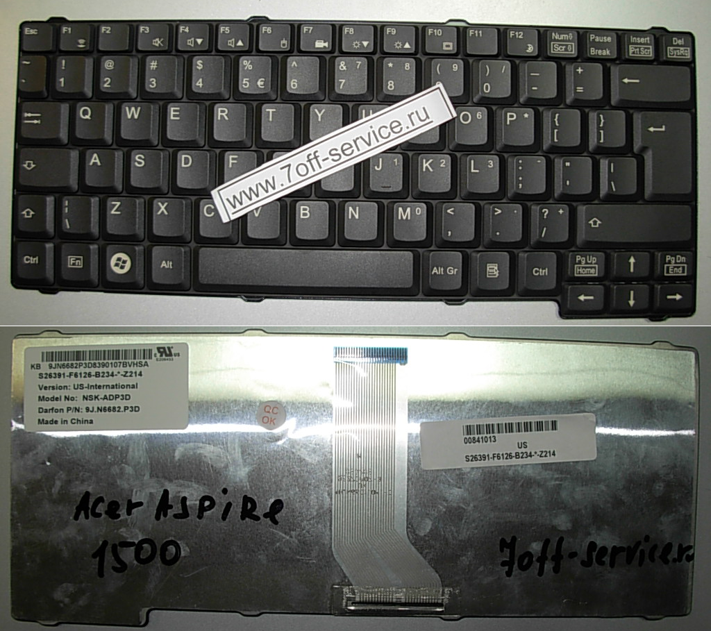 Фото клавиатуры Acer 1500