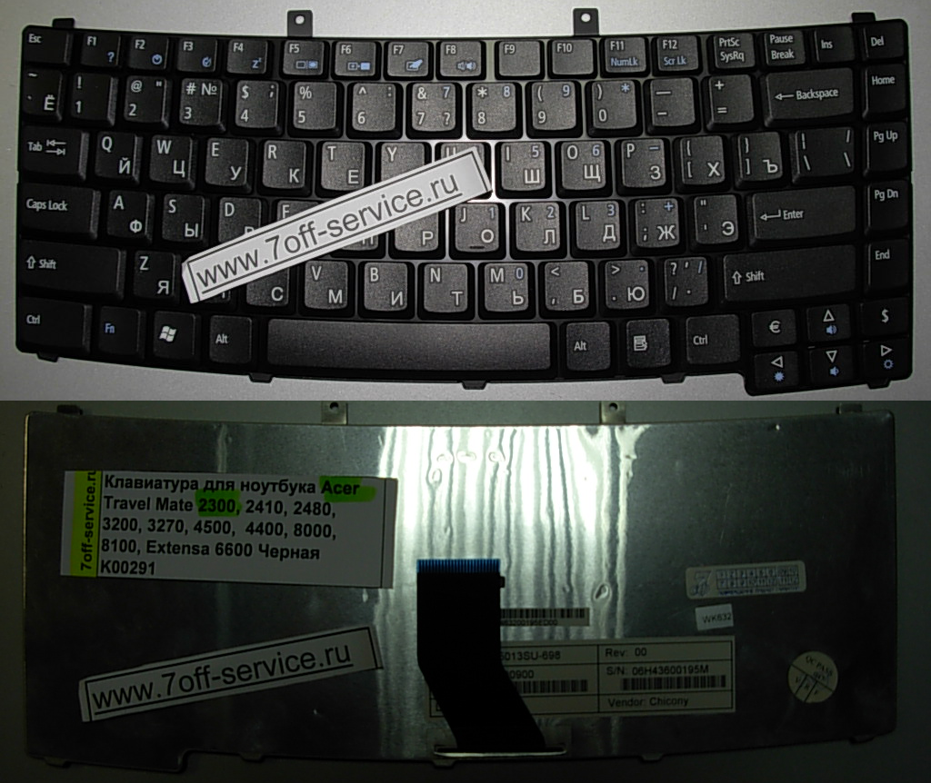 Фото клавиатуры Acer 2300