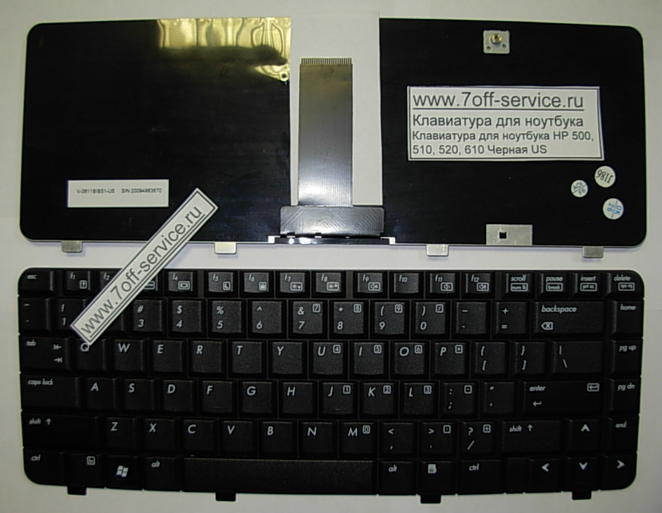 Изображение клавиатуры для ноутбука HP 500