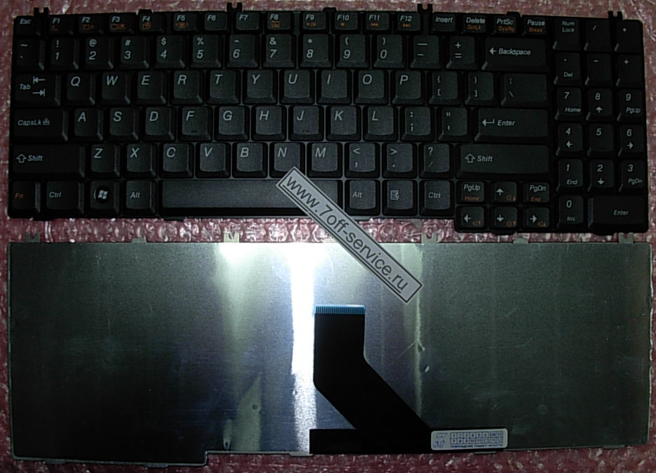 Изображение клавиатуры для ноутбука LENOVO G550
