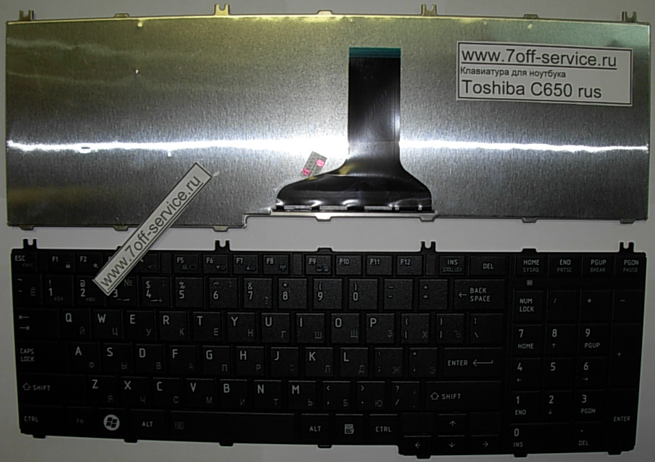 Изображение клавиатуры для ноутбука с650