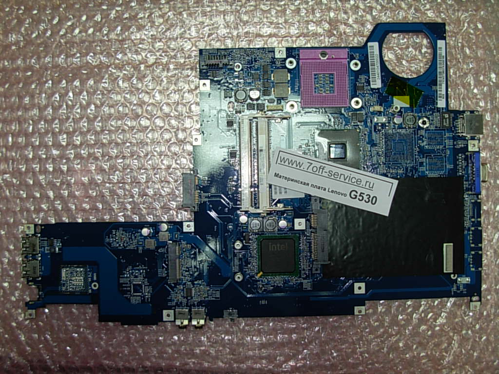 Фото материнской платы ноутбука Lenovo G530