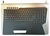 Топкейс с клавиатурой для ноутбука Asus G752VT (клавиатура в сборе с топпанелью)