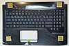 Топкейс с клавиатурой для ноутбука Asus GL503VM (клавиатура в сборе с топпанелью) с подсветкой GL503