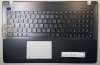 Топкейс с клавиатурой для ноутбука Asus X550 (клавиатура в сборе с топпанелью) чёрная