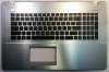 Топкейс с клавиатурой для ноутбука Asus X750VB (клавиатура в сборе с топпанелью)