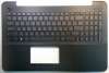 Топкейс с клавиатурой для ноутбука Asus X555 (клавиатура в сборе с топпанелью) чёрная