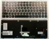 Клавиатура для ноутбука Lenovo IdeaPad Z400 серая русс с подсветкой
